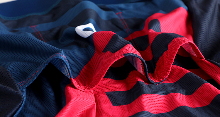 red cycling jersey